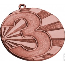 Медаль 3 место MMC7071/B (70) G-2,5мм
